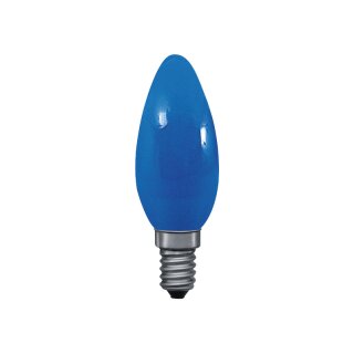 Paulmann Glühbirne Kerze 25W E14 BLAU Glühlampe 25 Watt