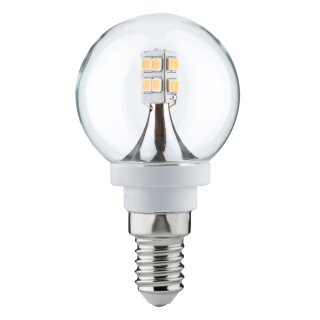 Paulmann LED Tropfen 2,5W fast 25W E14 Klar Kugel Warmweiß 2700K