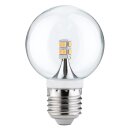 Paulmann LED Mini Globe G60 2,5W fast 25W E27 Klar Kugel...