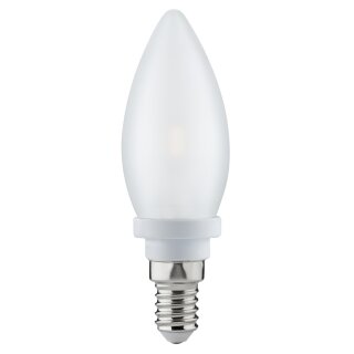 Paulmann LED Leuchtmittel Kerze 2,5W fast 25W E14 Satin satiniert 200lm warmweiß 2700K