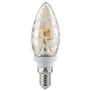 Paulmann LED Leuchtmittel Kerze 2,5W E14 Krokoeis Gold extra warmweiß 2600K