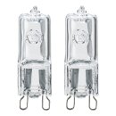 2 x Paulmann Eco Halogen Leuchtmittel Halo+ Stiftsockel...