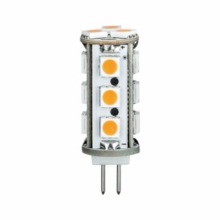 Paulmann LED Leuchtmittel Stiftsockellampe 2,5W G4 Röhre 170lm 12V warmweiß 2700K