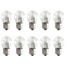 10 x Eco Halogen Tropfen 28W = 36W / 40W E27 klar warmweiß 2700K dimmbar