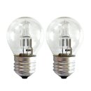 10 x Eco Halogen Tropfen 28W = 36W / 40W E27 klar warmweiß 2700K dimmbar