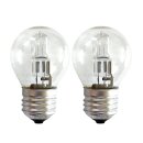 10 x Eco Halogen Tropfen 28W = 36W / 40W E27 klar warmweiß 2700K dimmbar