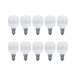 10 x Paulmann ESL Energiesparlampe Tropfen T45 7W = 31W E14 matt warmweiß 2700K