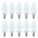 10 x Nice Price Energiesparlampe ESL Kerze 5W fast 25W...