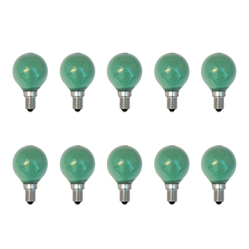 1 Farbige  Tropfenlampe 25W GRÜN  E14 