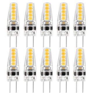 10 x LED Leuchtmittel Stiftsockel G4 SMD 2W fast 20W...