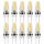 10 x LED Leuchtmittel Stiftsockel G4 SMD 2W fast 20W 210lm warmweiß 3000K