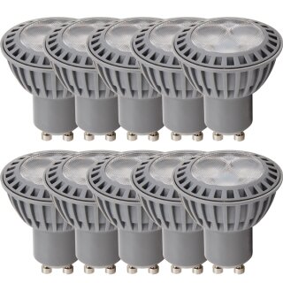 10 x LED Leuchtmittel Reflektor 4W = 35W GU10 PAR16 230lm...