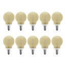 10 x Paulmann ESL Energiesparlampe Globe G60 7W = 25W E14...