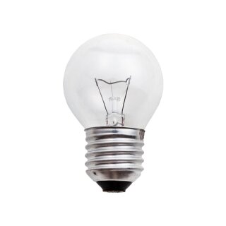 Merkur Tropfen Glühbirne 40W E27 klar Glühlampe 40 Watt Glühbirnen Glühlampen