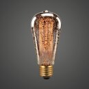 Edison Rustika Glühbirne 60W E27 ST64 19 Aufhängungen...