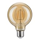 Paulmann LED Filament Goldlicht Retro Globe G95 2,5W E27 170lm extra warmweiß 1700K Rustika