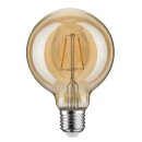 Paulmann LED Filament Goldlicht Retro Globe G95 6,5W E27 400lm extra warmweiß 1700K Rustika