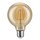 Paulmann LED Filament Goldlicht Retro Globe G95 6,5W E27 400lm extra warmweiß 1700K Rustika