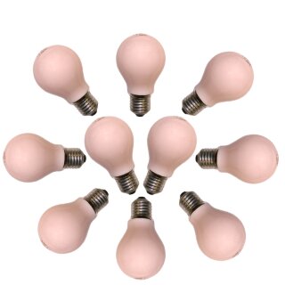 10 x Softone Rose 40W E27 Glühbirne Glühlampe 40 Watt...