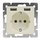 2USB Schuko Unterputz Steckdose 2 x USB Modell 55 Creme Weiß glänzend