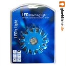 LED Warnlicht warning light mit AAA Batterie blau