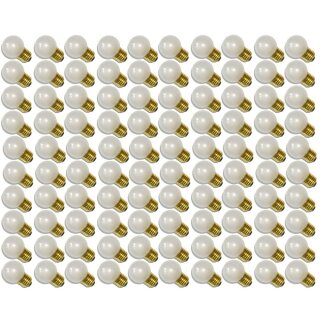 100 x LED Tropfen 0,7W E27 matt kaltweiß 6500K Kunststoff...