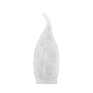 Paulmann Deco Glas Kerze Windstoß Cosy Alabaster für E14 / E27 bis 42W