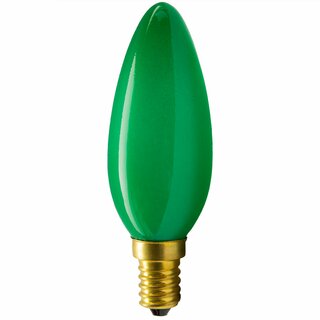 Paulmann LED Leuchtmittel Kerzenform 0,6W E14 6,3lm farbig Grün
