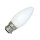 1 x Leuci Kerze Glühbirne 60W B22 Opal weiß Glühbirnen B22d 60 Watt Glühlampe Glühlampen