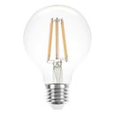 LED Filament Globe G80 8W = 75W E27 klar 1055lm warmweiß...