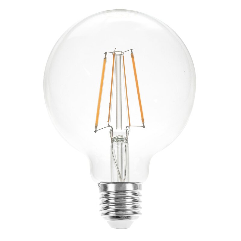 = 75W 2700K Glühbirne Lampe G95-8W INCANTO E27 LED Filament Globe 