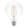 6 x LED Filament Globe G95 8W = 75W E27 klar 1055lm warmweiß 2700K