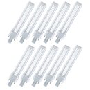 10 x Osram Dulux S 5W 827 G23 Lumilux Interna 2P 5 Watt Energiesparlampe Kompaktleuchtstofflampe