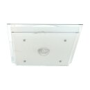 Glas Design Deckenleuchte 2-flammig 33cm Max.120W PESARO...