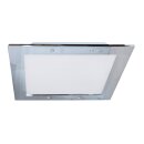 Glas Deckenleuchte Palladio 32x32cm Chrom/Glas E27 max. 60W UVP 39€ PX001