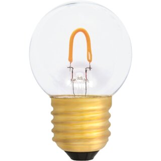 LED curve Filament Tropfen 0,6W E27 klar 50lm extra warmweiß 2400K