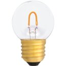 LED curve Filament Tropfen 0,6W E27 klar 50lm extra...