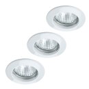 Paulmann Premium EBL Einbauleuchten Einbaustrahler Set 3...