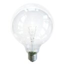 Globe Glühbirne 40W E27 KLAR G120 125mm Globelampe 40...