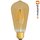 LED Rustika Filament Edison Glühbirne 6W E27 Gold extra warm 2400K ST64 Kolbenform