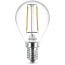 Philips LED Filament Tropfen 2W = 25W E14 Klar 250lm...