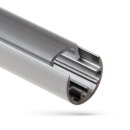 Alu Profil für LED Strip rund + opalisierte...