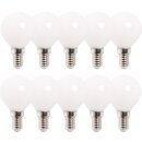 10 x LED Leuchtmittel Glühbirne Tropfen 3W E14 360° warmweiß 2700K
