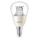 Philips LED WarmGlow Tropfen 6W = 40W E14 klar Warmweiß 2200K-2700K DIMMBAR