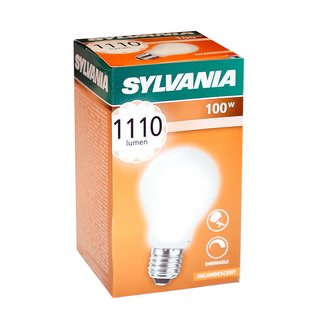 Sylvania Glühbirne 100W E27 MATT Stoßfest 100 Watt Glühlampe Glühbirnen Glühlampen