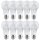 10 x Paulmann LED AGL 360° 7W = 40W E27 Warmweiß 2700K Birnenform Leuchtmittel