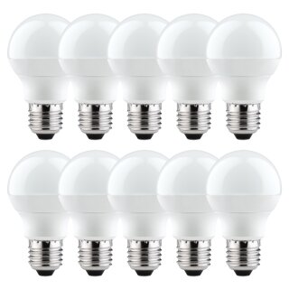 10 x LED Leuchtmittel Mini Globe G60 7W E27 opal matt Warmweiß 2700K