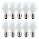 10 x LED Leuchtmittel Mini Globe G60 7W E27 opal matt...