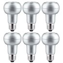 6 x Paulmann LED Leuchtmittel Reflektor R63 6W = 60W E27 345lm warmweiß 2700K 24°