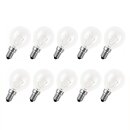 10 x Tropfen Glühbirne 60W E14 klar Glühlampe 60 Watt Glühbirnen Glühlampen